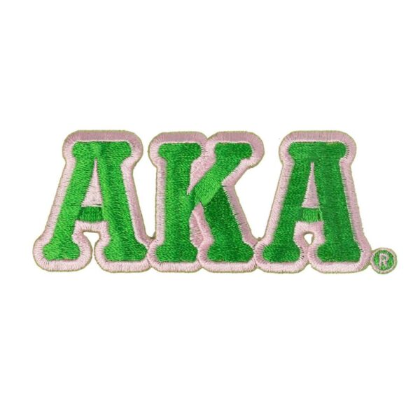 Small Letter Patch Sets - Alpha Kappa Alpha, Green