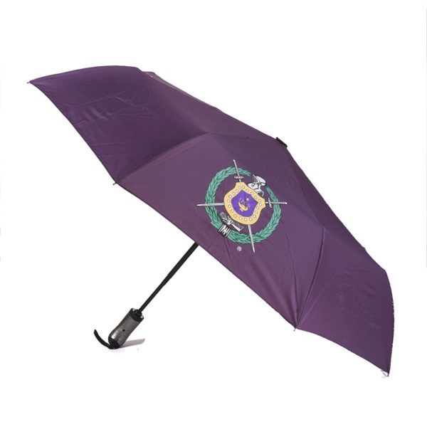 Mini Hurricane Umbrella - Omega Psi Phi, Purple