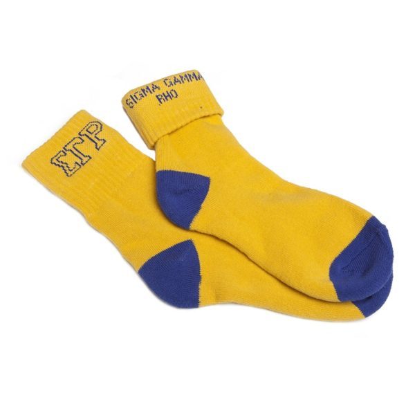 Ankle Socks - Sigma Gamma Rho, Gold