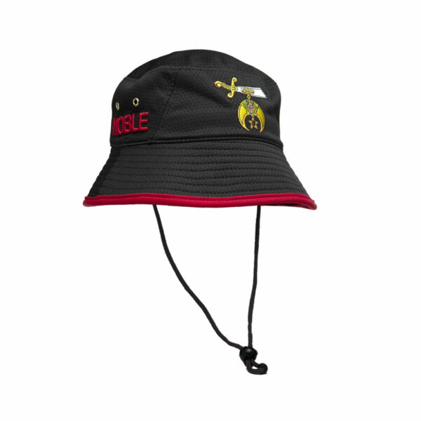 Novelty Bucket Hat - Shriner, Black